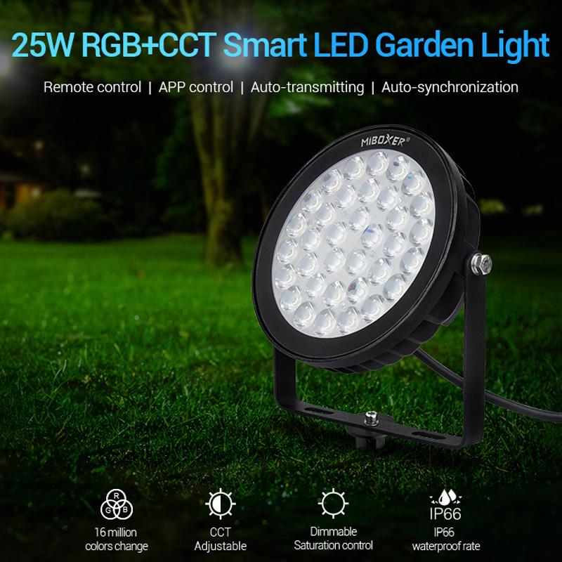 Smart Garden Xiaomi - 新しいmiboxer FUTC05 25 ワットrgb + cctスマートledガーデンランプ屋外景観ライト