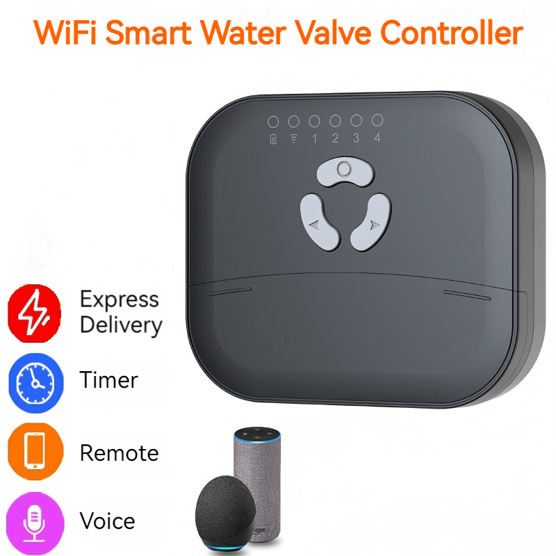 Smart Garden Zone - スマート Wi-Fi スプリンクラーコントローラー 4 ゾーン自動灌漑タイマー アプリ