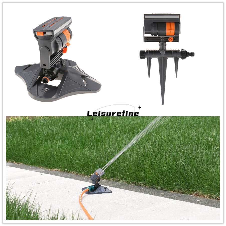 Yoocaa Smart Garden - 自動庭園スプリンクラー スイング調整可能な流量 大範囲灌漑散水システム 回転式芝生庭屋外植栽用