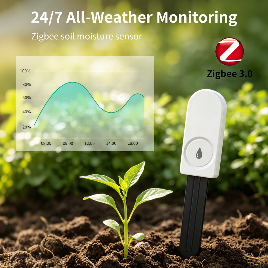 App Smart Garden - スマートZigBee土壌水分センサー 温度湿度計 温湿度計 ガーデン土壌テスター アプリリアルタイムモニター