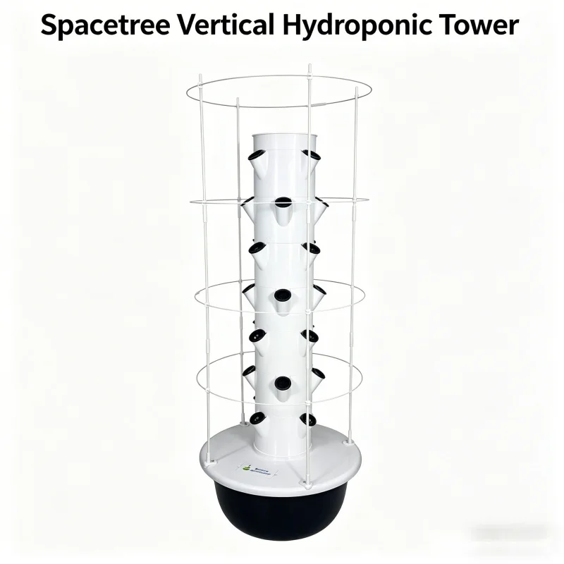 Indoor Herb Garden Kit - スマート垂直水耕栽培タワー屋内庭園システム - 家庭用野菜ハーブプランター土を使わないエアロポニック栽培キット
