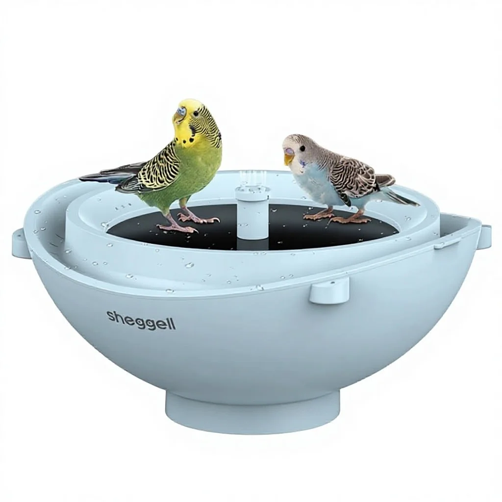 Smart Garden Bird Bath - 国境を越えて人気のペット用品、中庭・庭園・屋外装飾用、室内スマート自動取り外し可能な鳥用バスタブ