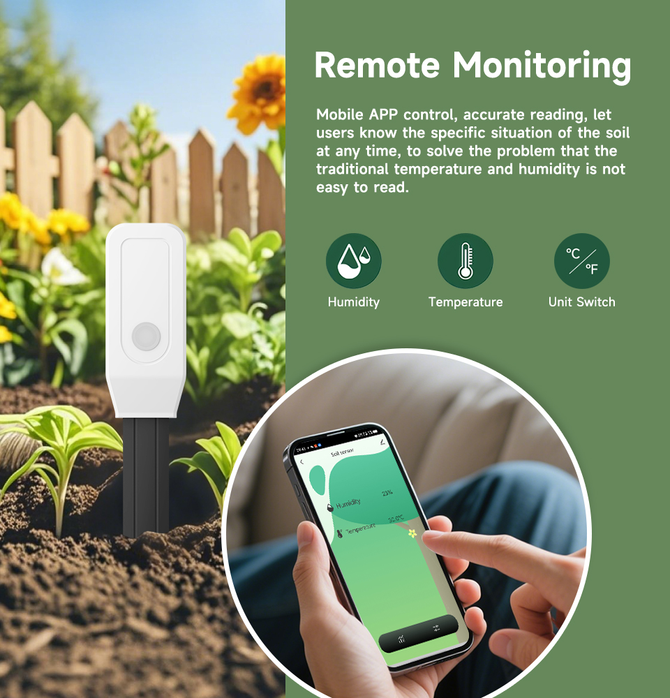 スマート土壌テスターセンサー、Zigbee 3.0土壌水分お - App Smart Garden のレビューと価格