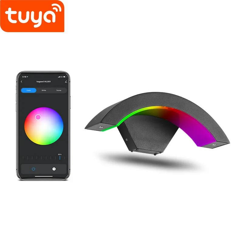 Tuya スマート WiFi/ZigBee ウォールライト、 - Smart Zigbee Garden Light のレビューと価格