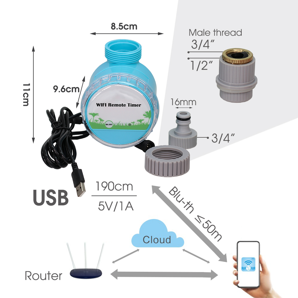 スマートガーデン灌漑システム,30〜50m,調整可能,冷却ノ - Yoocaa Smart Garden のレビューと価格