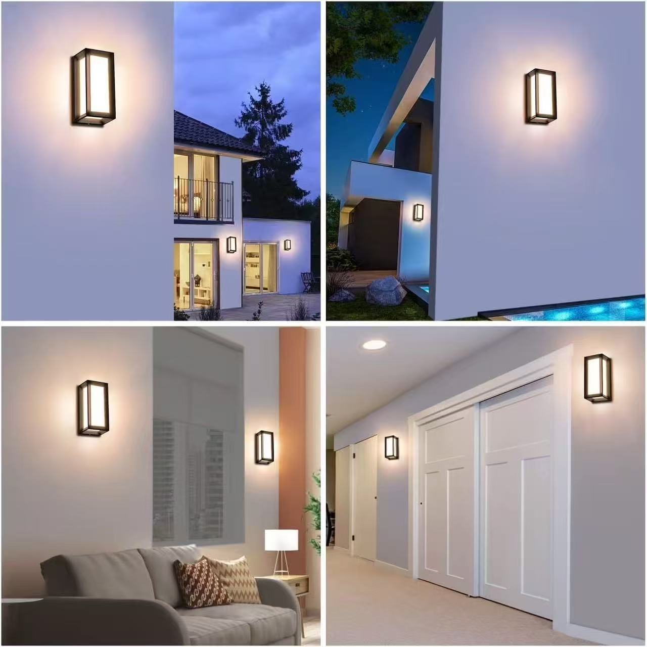 LED 屋外ウォールライト RGBCCT 調光可能なポーチラ - Smart Zigbee Garden Light のレビューと価格