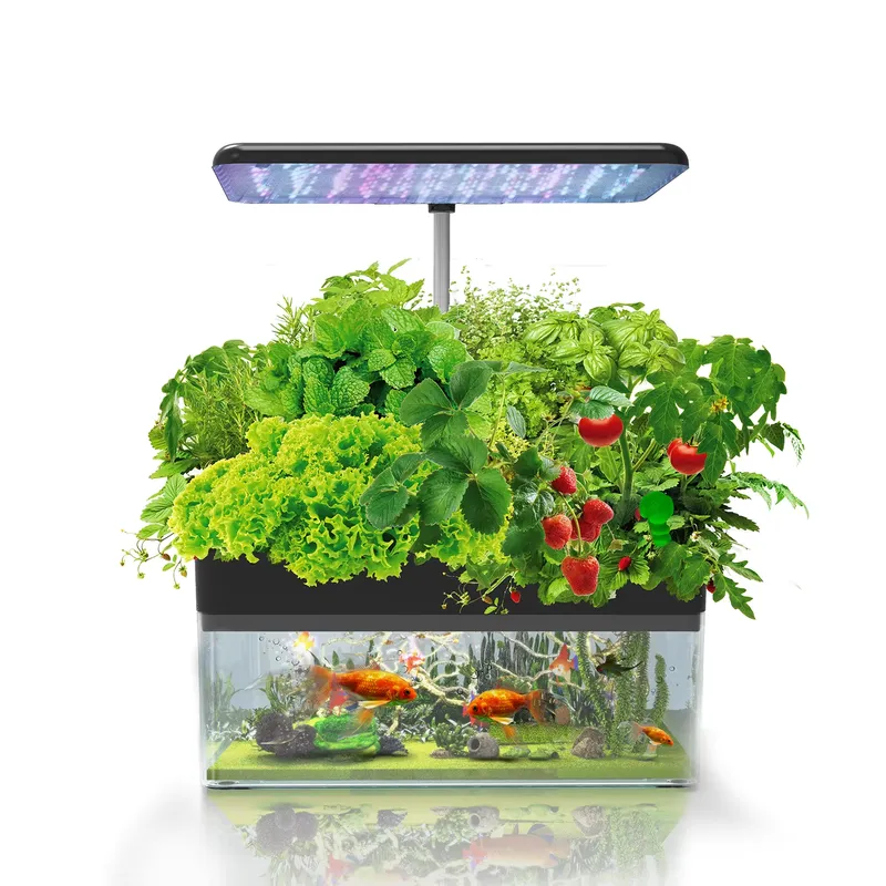 IGS-70ブランド 室内水耕栽培アクアポニックLED育成ラ - Smart Led Garden のレビューと価格