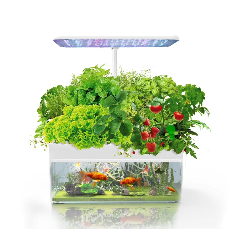 IGS-70ブランド 室内水耕栽培アクアポニックLED育成ラ - Smart Led Garden のレビューと価格