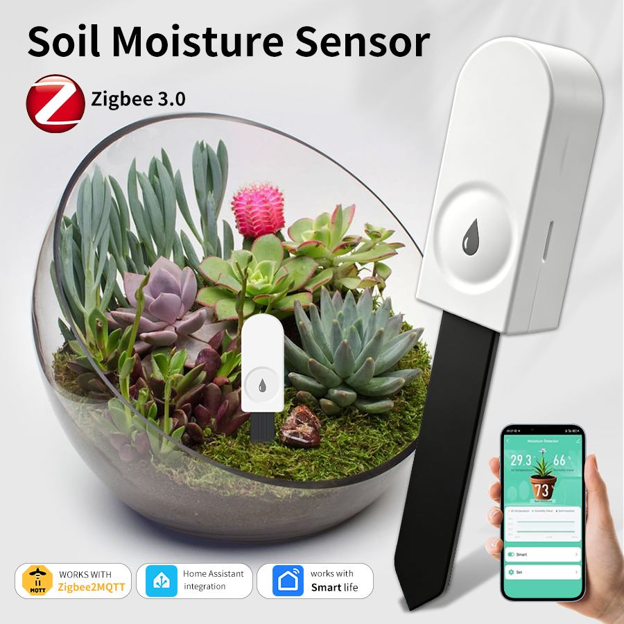 スマートZigBee土壌水分センサー 温度湿度計 温湿度計  - App Smart Garden のレビューと価格