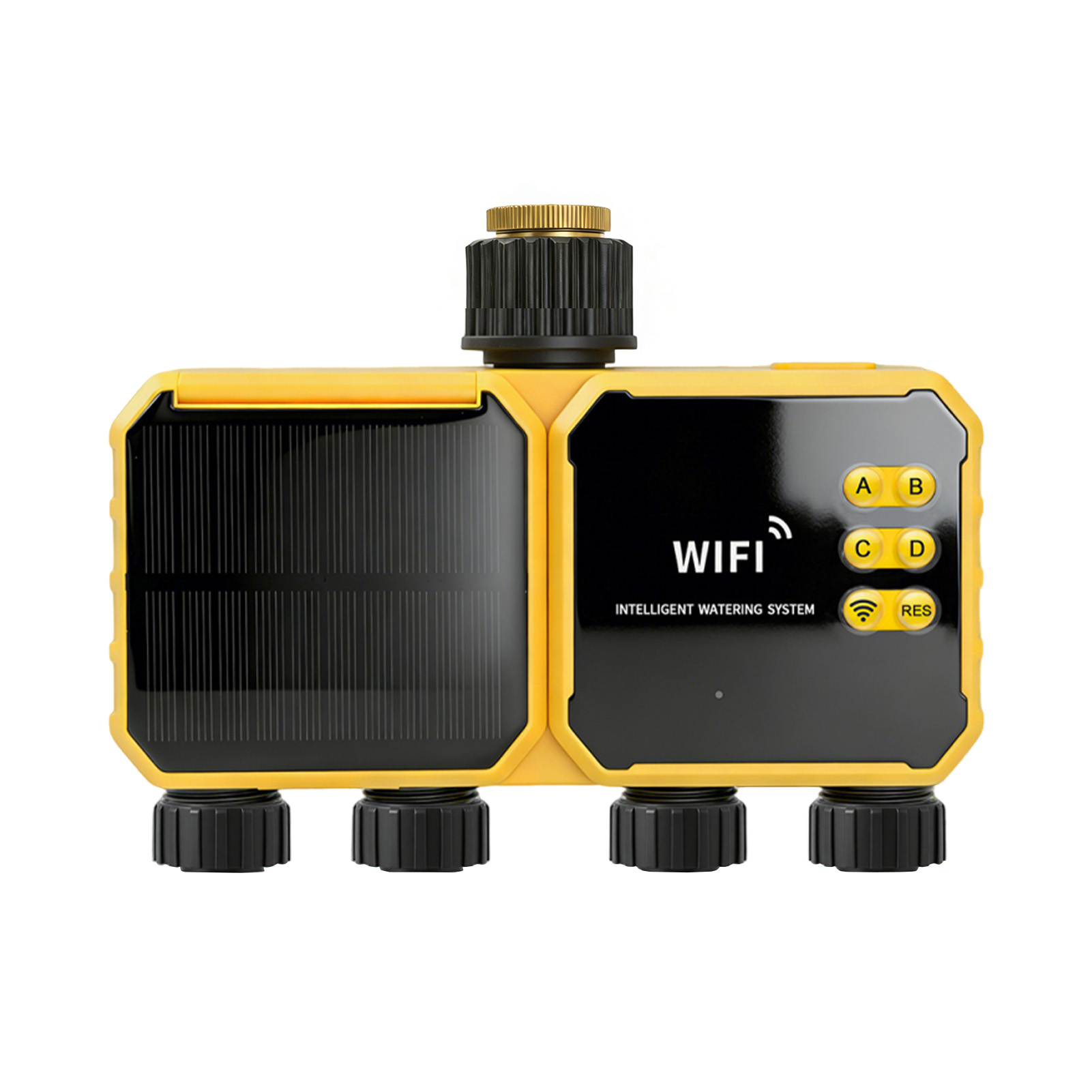 4ゾーンソーラーWiFi灌漑タイマー - レインセンサー付き - Smart Garden Zone のレビューと価格