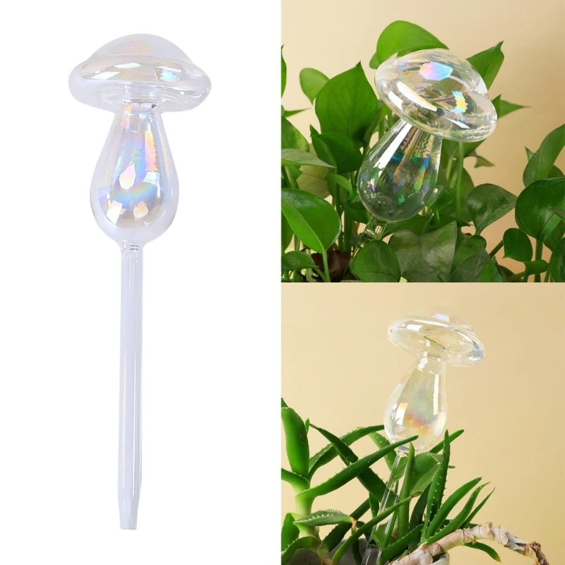 1/2 個ガラスストロー自動植物散水電球自己散水キノコ水装置 - Yoocaa Smart Garden のレビューと価格