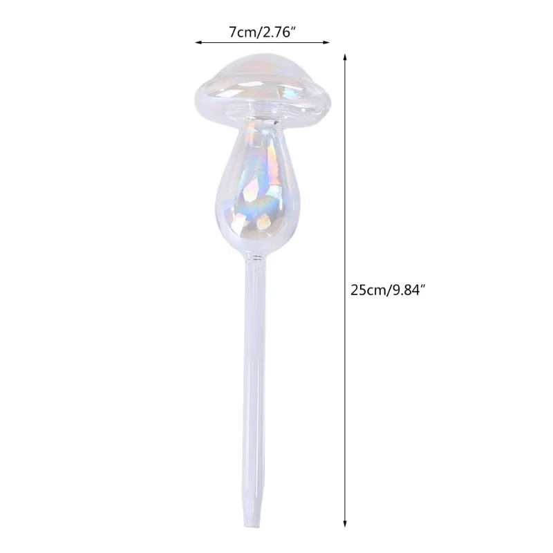 1/2 個ガラスストロー自動植物散水電球自己散水キノコ水装置 - Yoocaa Smart Garden のレビューと価格