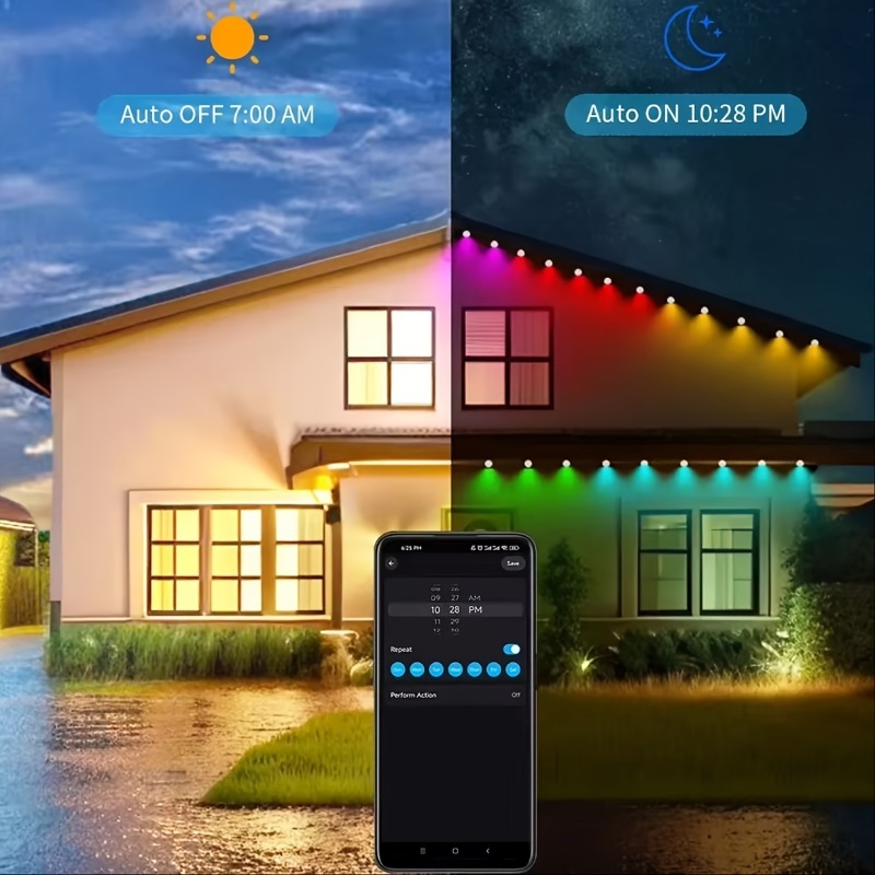 150フィート 100フィート 50フィート 常設屋外ライト - Smart Led Garden のレビューと価格