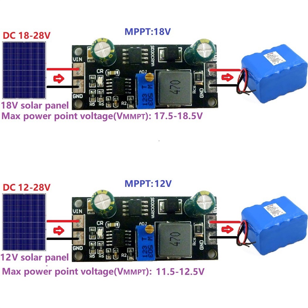 MPPT 1A LiPo ソーラー充電コントローラーボードバ - Smart Garden Arduino のレビューと価格