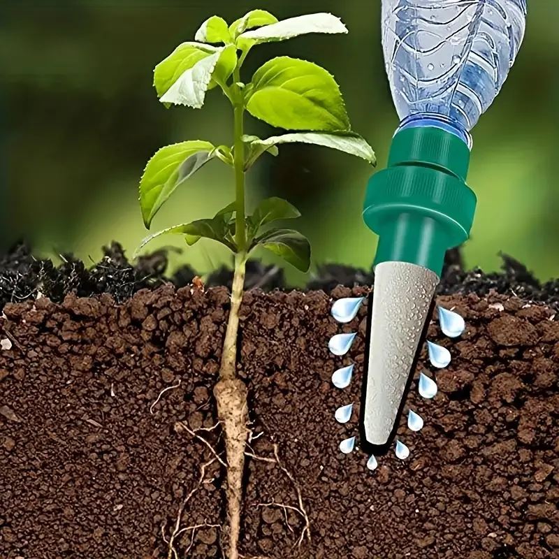 4個入り自動植物点滴灌漑ウォーターステーク、庭用セラミック自 - Yoocaa Smart Garden のレビューと価格