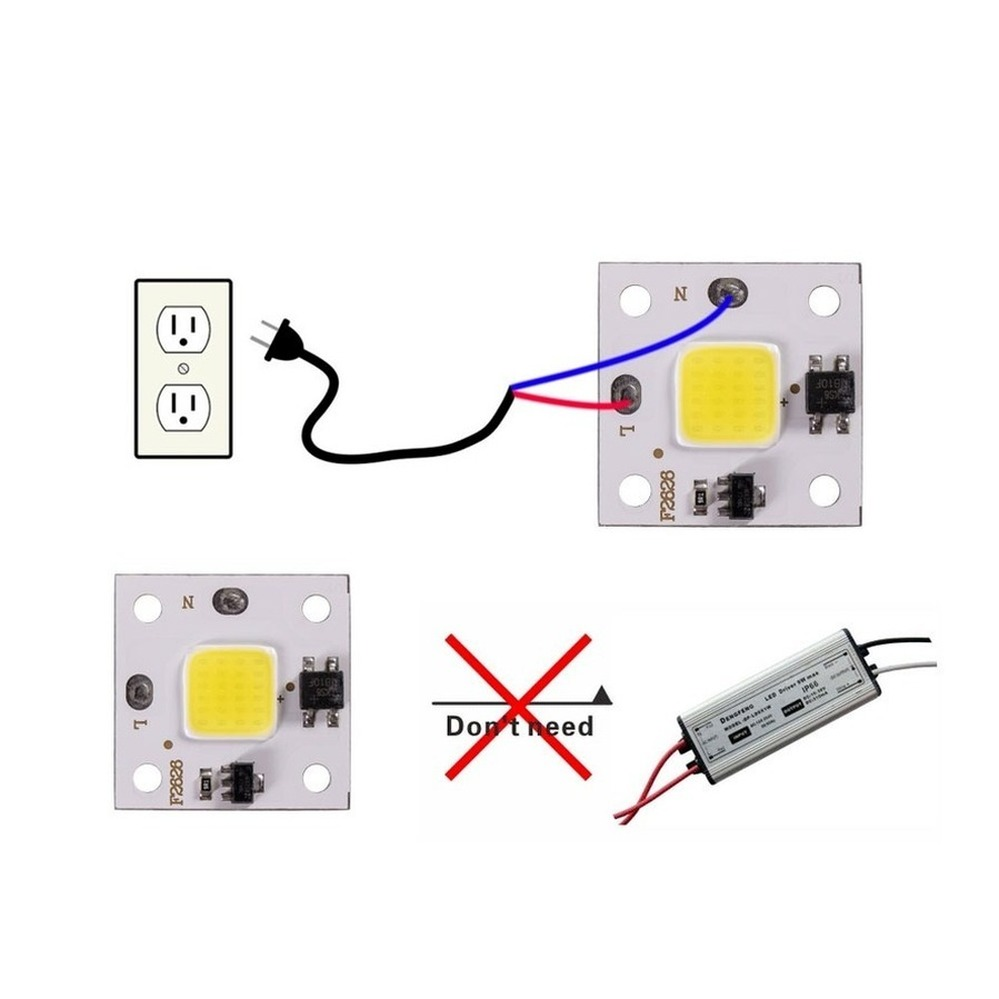 220V LEDチップダイオードランプ,10w cobモジュ - Smart Led Garden のレビューと価格