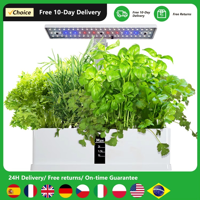 9ポッドスマート水耕栽培システム 室内ガーデンキット 自動タ - Smart Led Garden のレビューと価格