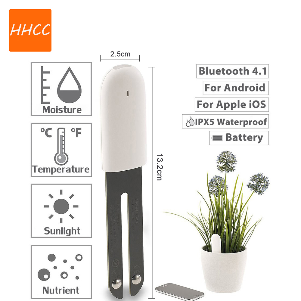 HHCCフラワーケアスマートフラワーモニター、芝生、土壌、水 - Smart Garden Xiaomi のレビューと価格