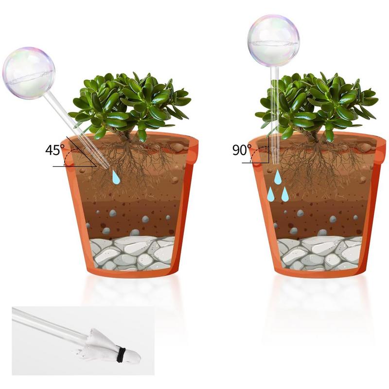 自動植物散水電球,透明なガラスの散水のための灌漑システム - Yoocaa Smart Garden のレビューと価格