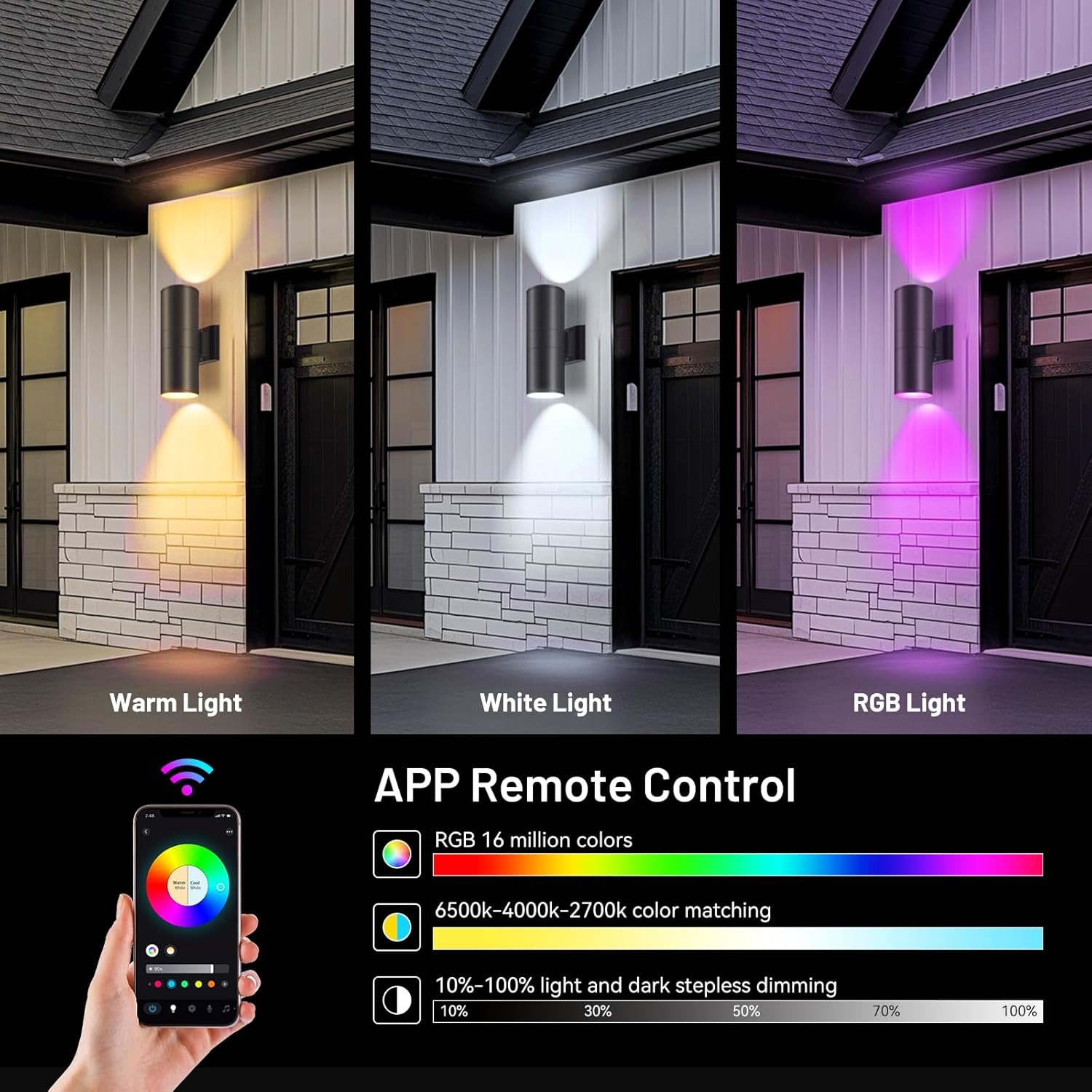 スマートライフ ZigBee/WiFi RGBCW 屋外ウォ - Smart Zigbee Garden Light のレビューと価格