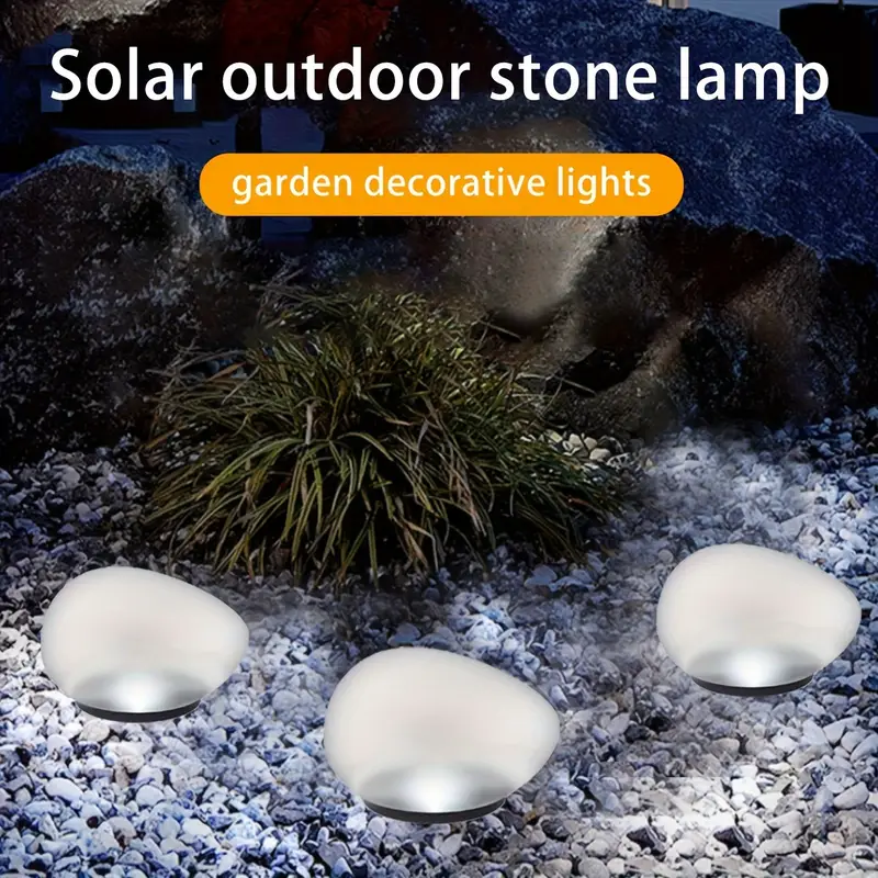 1/2パックソーラーペブルライト – 庭/パティオ用の屋外防 - Smart Led Garden のレビューと価格
