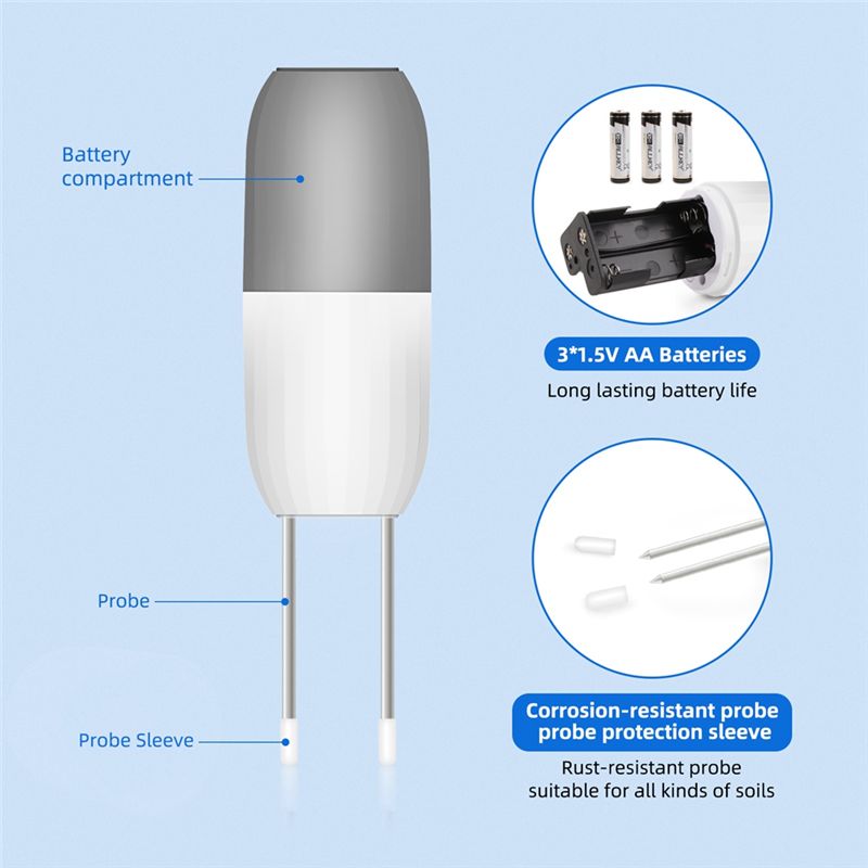 ABRN-Tuya Wifi スマート土壌メーター温度と湿度 - App Smart Garden のレビューと価格
