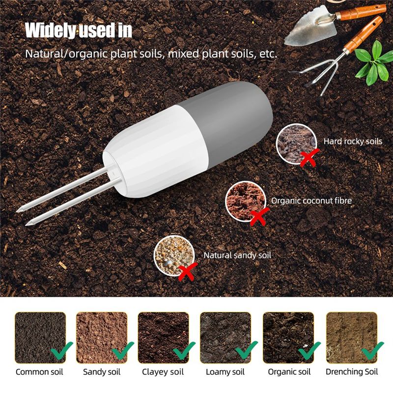 ABRN-Tuya Wifi スマート土壌メーター温度と湿度 - App Smart Garden のレビューと価格