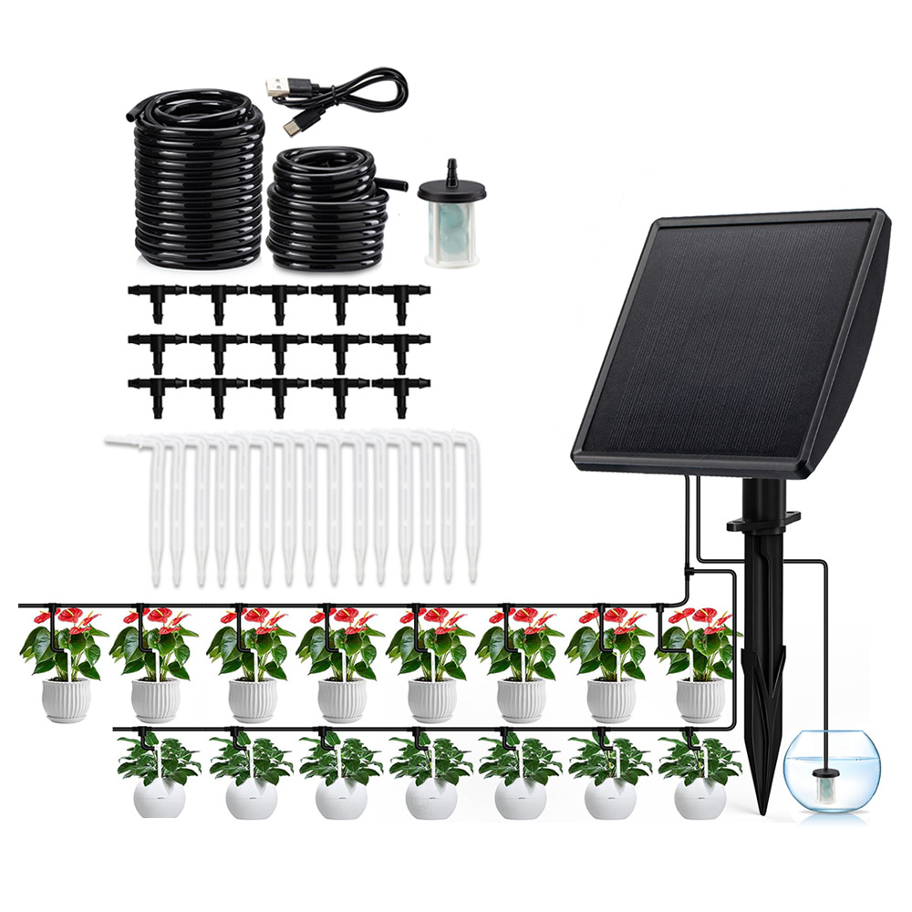 ソーラー自動点滴灌漑ポンプ スマート散水システム（庭、バルコ - Smart Garden Watering のレビューと価格