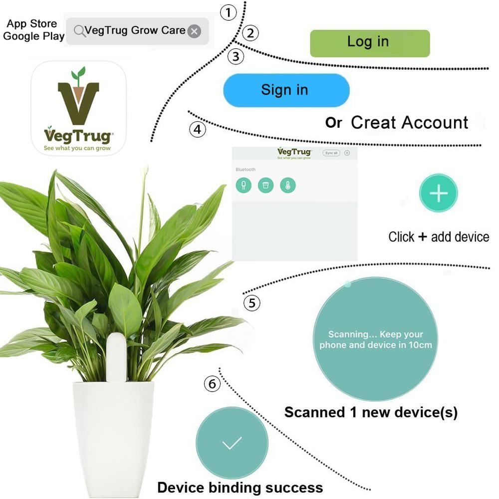 HHCC フラワーケアスマート植物モニター草土壌水肥沃度スマ - Smart Garden Xiaomi のレビューと価格