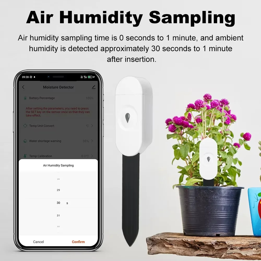 Zigbee温度湿度水分検出器 スマート土壌テスター 水分セ - App Smart Garden のレビューと価格