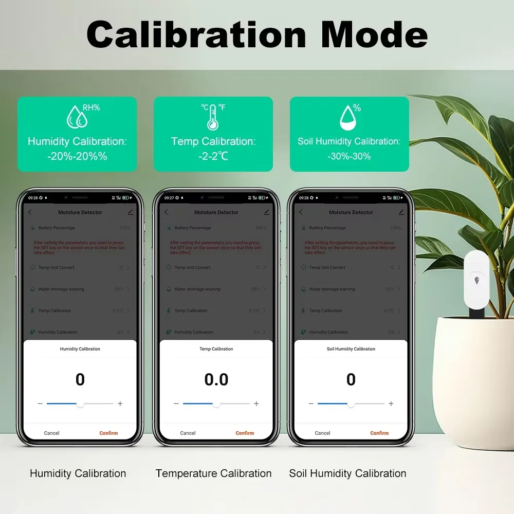 Zigbee温度湿度水分検出器 スマート土壌テスター 水分セ - App Smart Garden のレビューと価格